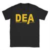 Vintage DEA Drinking Every Afternoon T-Shirts Men O Neck Cotton T Shirt  Short Sleeve Tees Plus Size Clothing