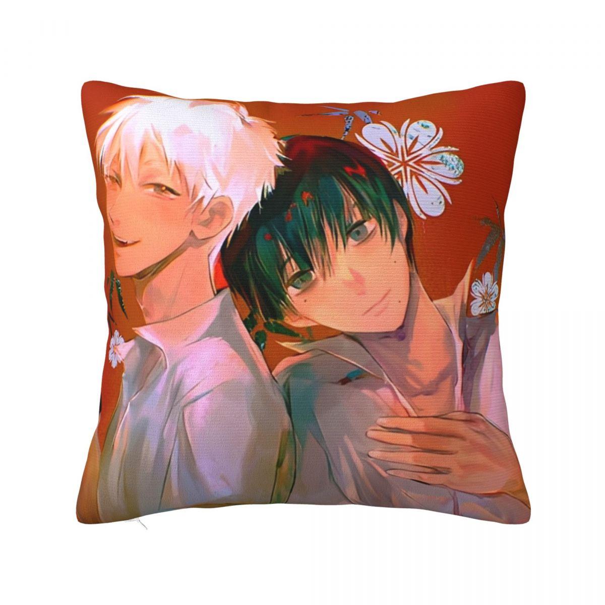 

The Summer Hikaru Died Pillow Cases Anime Cushion Covers Vintage Decor Pillowcase for Home 18 30x30cm 12x12in