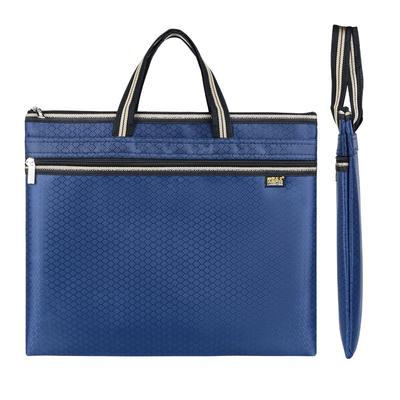 Sac à documents A4 Portable Mallette en tissu Oxford Sac à main en toile Sac de réunion étudiant pour fichiers Sac de travail Business pour femmes Hommes
