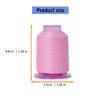 2Pcs Color Changing Sewing Thread for Sewing Machine Hand Stitching Night Glowing Yarn Embroidery Thread 550yds Each