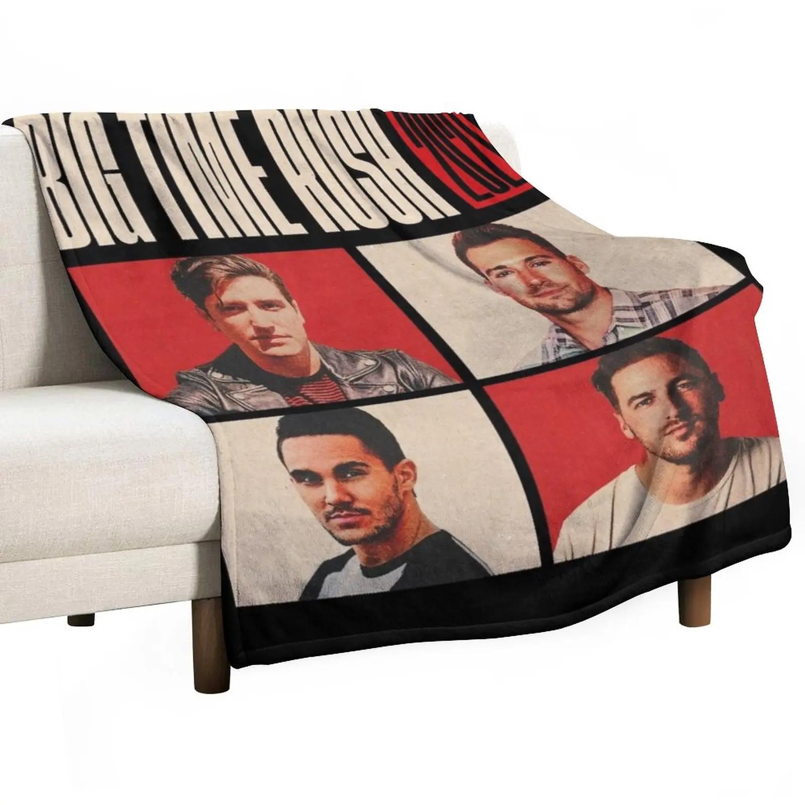 Big time Rush BTR Throw Blanket Fashion Sofa Blankets blankets and blankets Tourist Blanket Large Blanket 30x40in