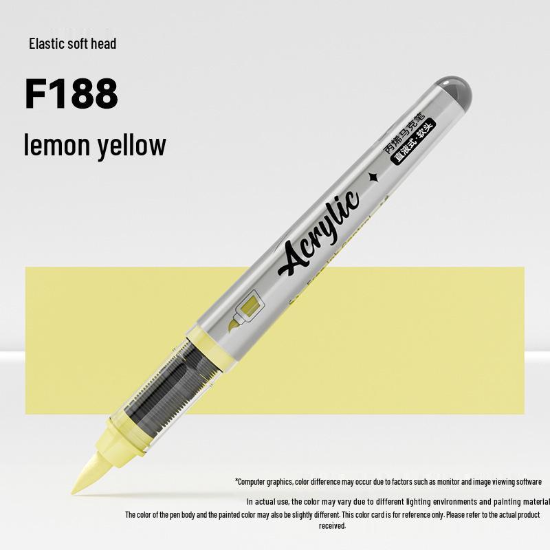 Jinzhi Liquid Acrylic Marker Pen - Soft Tip, Opaque, Large Capacity, Stackable Colors