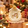 Christian Jesus Christ Family Figurine Xmas Scene Decor Nativity Family Sculpture  Church