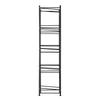 5 Tiers Water Jug Holder Single Row Water Bottle Rack for 5 Bottles Black
