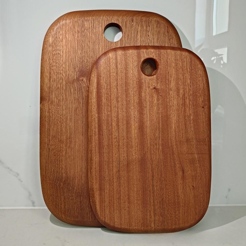 Cutting Board Double Sided Ebony Wood Cutting Board With Handle Modern Kitchen Chopping Boards Kitchen Accessories Food Cuttings