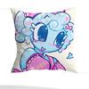 Cute Cartoon Character Cushion Cover Anime Throw Pillow Case For Kids Room Sofa Couch Chair Home Decor Square 40X40Cm 1 Pc