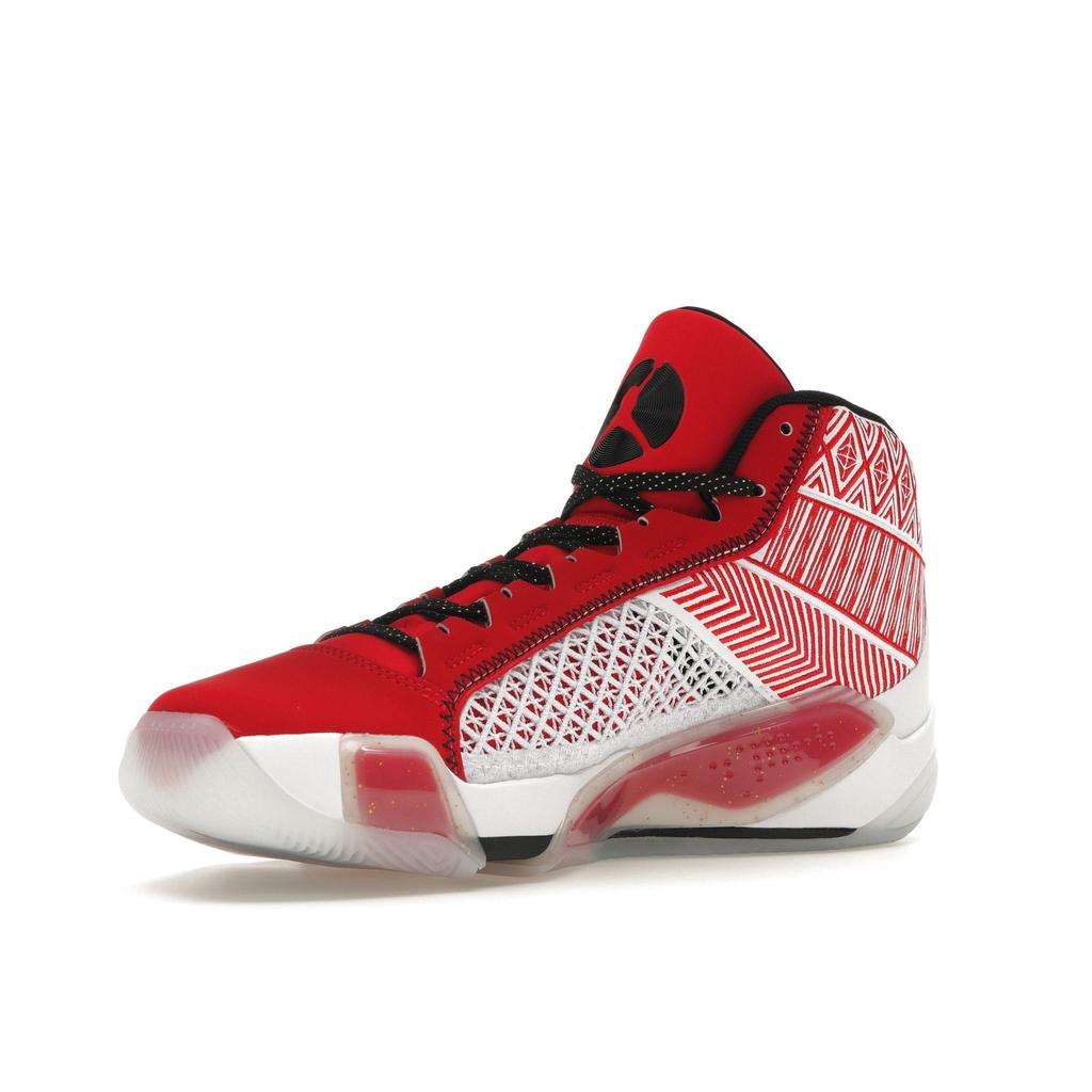 Air Jordan 38 Celebration Men Sneakers Red White Black DZ3356-100