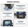 Shahe Digital Torque Wrench Adapter Electronic Torque Tool Includes 1/2" 1/4"3/8" Adapters for Automotive, Biking, Home Repairs