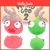 Чарівна Плюшева Іграшка World Of Goo 2 Кульки Гу М'який Наповнений Персонаж Лялька В Зеленому та Рожевому