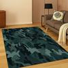 Alfombra de Camuflaje Colorida Militar para Hogar Dormitorio Sala de Estar Sofá Felpudo Decoración de Cocina Área de Juego Alfombrillas Antideslizantes