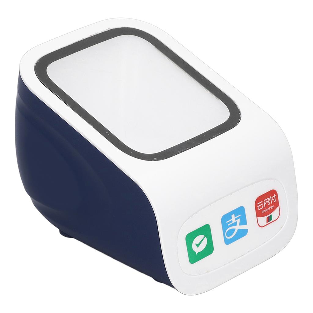 Desktop Barcode Scanner Voice Prompts Large Window QR Barcode Scanner with USB Interface 2D Barcode Reader for Windows