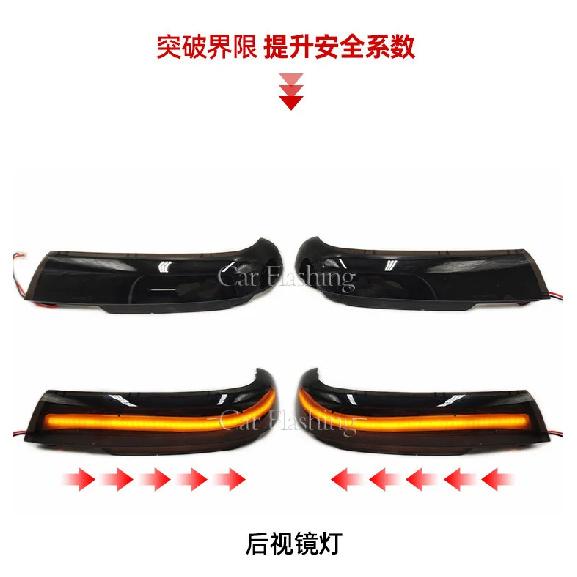 For Volkswagen Touareg 03-07 7L Reversing Mirror Light MK1 Rearview Mirror Flowing Turn Signal Touareg