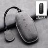 Leather Car Key Case Cover for BYD DENZA D9 2025 for Denza D9 DM-i 2025 2025 Auto Key Fob Shell Car Styling Keychain Accessory
