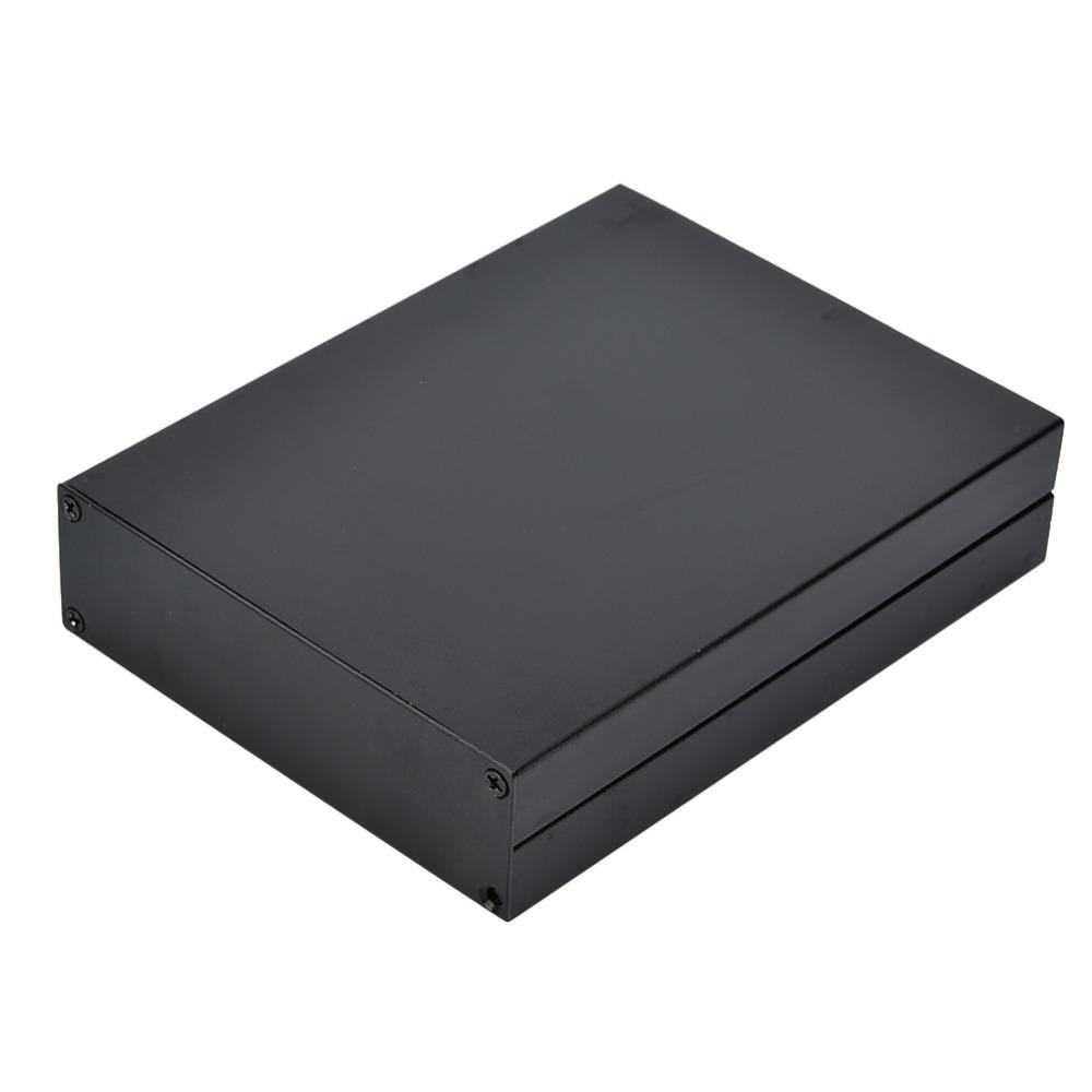 Aluminum Electronic Project Box Black PCB Aluminum Box Aluminum Enclosure  Instrument Cooling