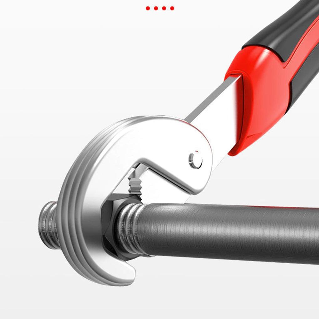 Stahlschlüssel Tragbares Handheld-Plattenwerkzeug Multifunktional Professionell Wasserhahnrohrventil Heizkörper Radschlüssel Handwerkzeug