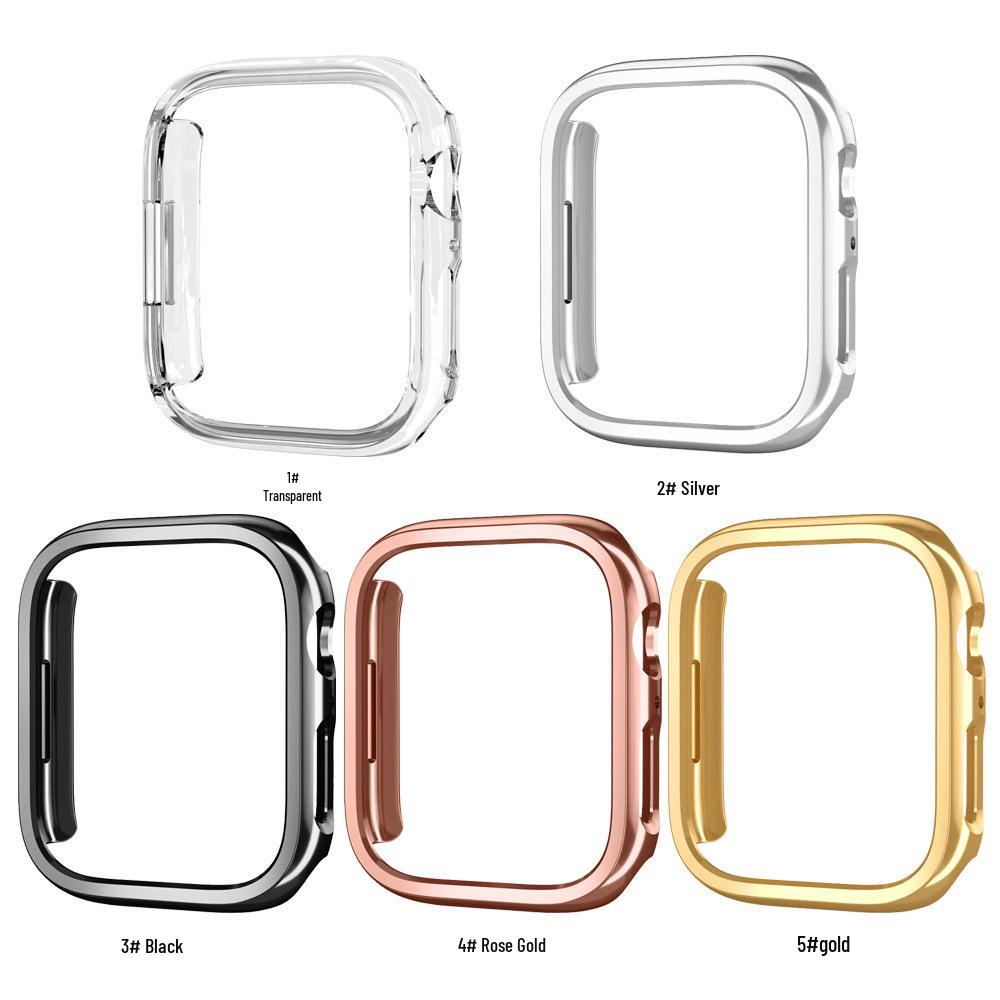 Apple S10 Akıllı Saat Kılıfı: Apple Watch 8/7 ile Uyumlu, Kaplamalı Çerçeve, Yarı Kapalı Koruyucu Kılıf