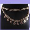 Queen Portrait Metal Waist Chain For Women Fashionable Gold Punk Style Summer Accessory