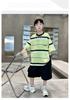 Children's Summer Sports Set 2026 New Fashionable and Handsome Short Sleeved Summer Clothes for Middle Aged Children, Boys and Students