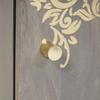 Wall Mounted Wall Cabinet Grey 38 x 33 x 48 cm Solid Mango Wood