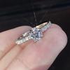 Trendy Claws Design Crystal Zircon Engagement Rings For Women Female Wedding Jewelry Accessories Gift Fashion Women Rings