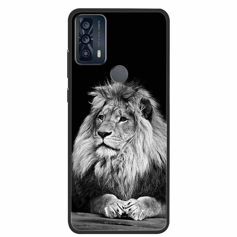 For TCL 20Y 20E Case Luxury Soft Silicone TPU Back Cover For TCL 20Y 20B Phone Cases TCL20Y 20 Y TCL20E Cute 6125F Funda Cartoon