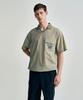 SERGIO TACCHINI M Comfortcool Lightweight Collared Woven Short Sleeve T-Shirt