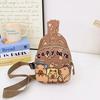 Shoulder Capybara Printed Crossbody Chest Bag Children Cartoon Outdoor Leisure