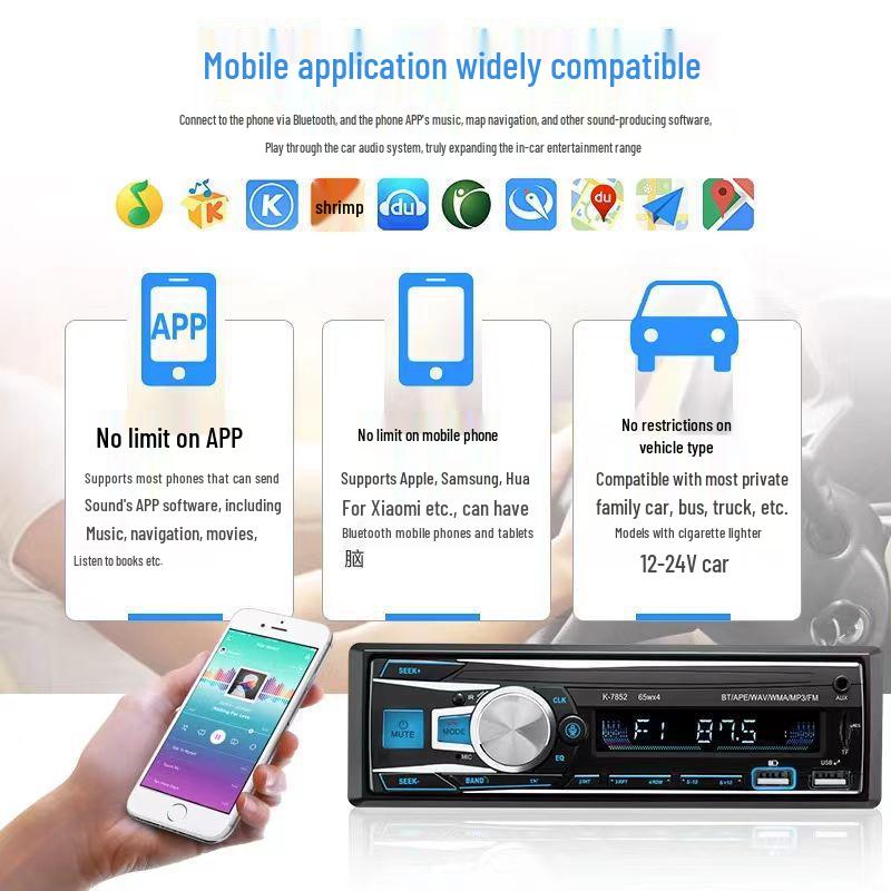 Bluetooth Car Audio Player for Truck