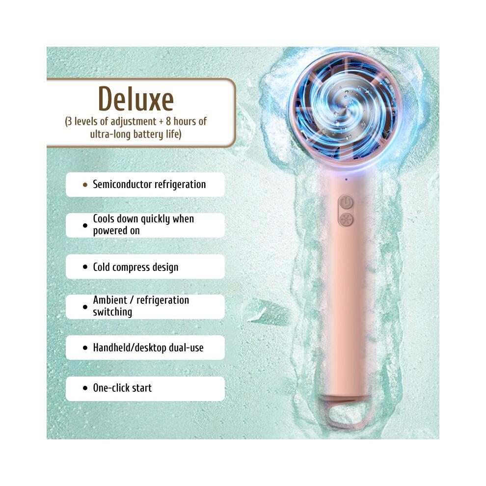 (Rosa) Kühlgebläse Halbleiter kleiner Lüfter Handventilator