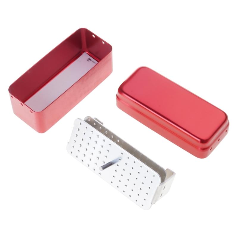 Portable Polishing Brush Cup Block With 72 Holes Efficient Easy To Clean Dental Box For Dental Tool Organization