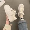 Female Fashion Ins Student Thick Bottom White Shoes Casual Shoes Sports Board Shoes