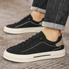 Canvas shoes summer breathable mesh soft sole trendy casual board shoes versatile low-help student campus Korean version of small black shoes