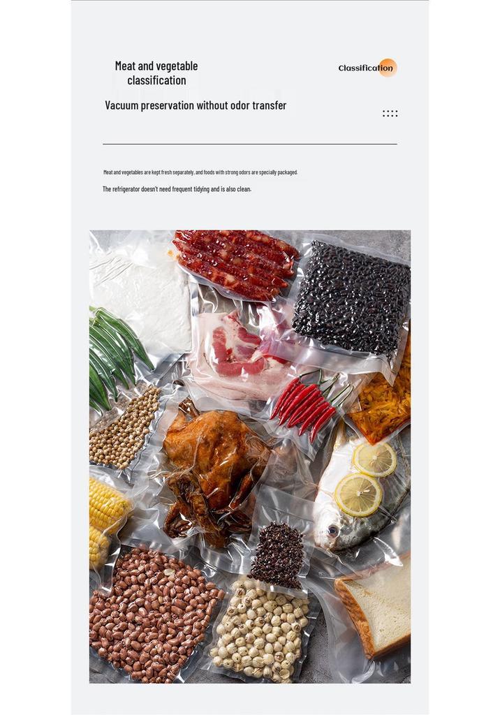 Home Vacuum Sealer: Compact Automatic Machine for Wet & Dry Food Preservation