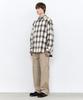 Insilence Broken Twill Work Pants Beige