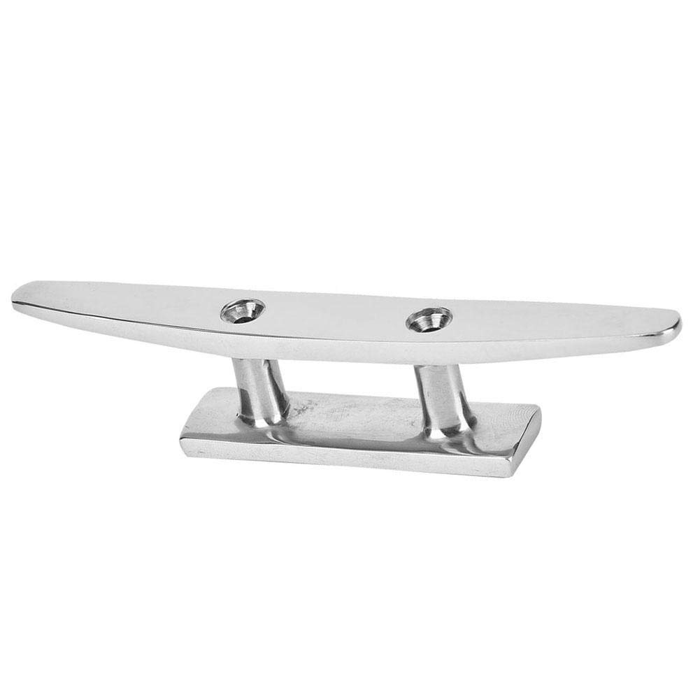 Dock Cleats Mooring Boat Deck Cleat Boat Rope Cleats Stainless Steel Open Base Cleats Polished Boat Supplies 5