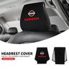 2025 New Hot For Nissan Car Headrest Protector Case Headrest Cover Car Interior Accessories For Nissan Nismo Tiida Teana Skyline