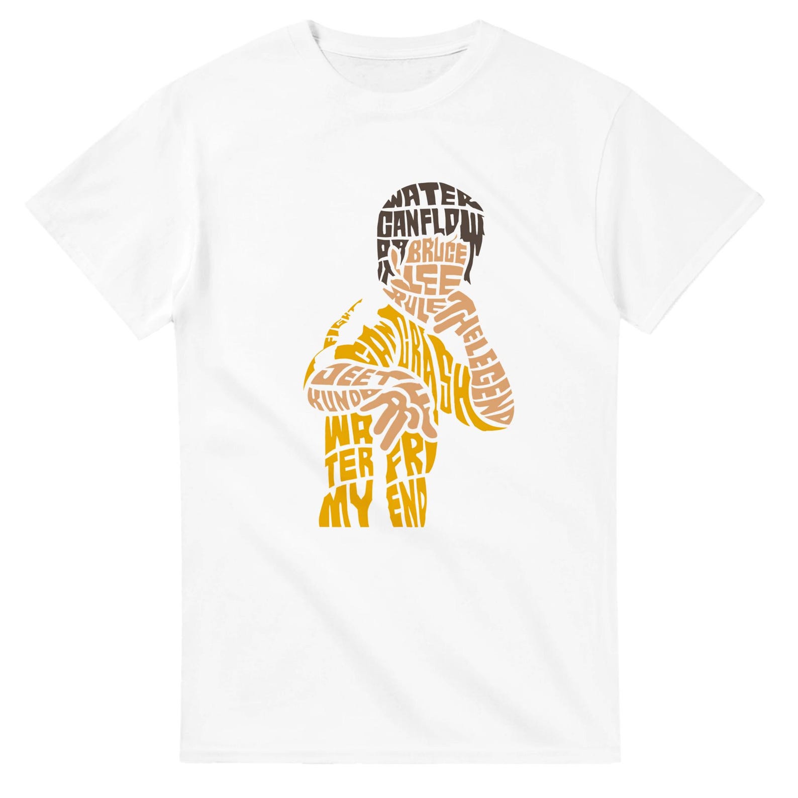Bruce Lee Heavyweight Unisex Crewneck T shirt | Gildan® 5000 S