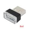 Mini Car Interior Ambient Lights Atmosphere Lamp USB LED Car Lights PC Car Decoration Light Plug and Play Decor Lamp Lighting Dome Lights 6