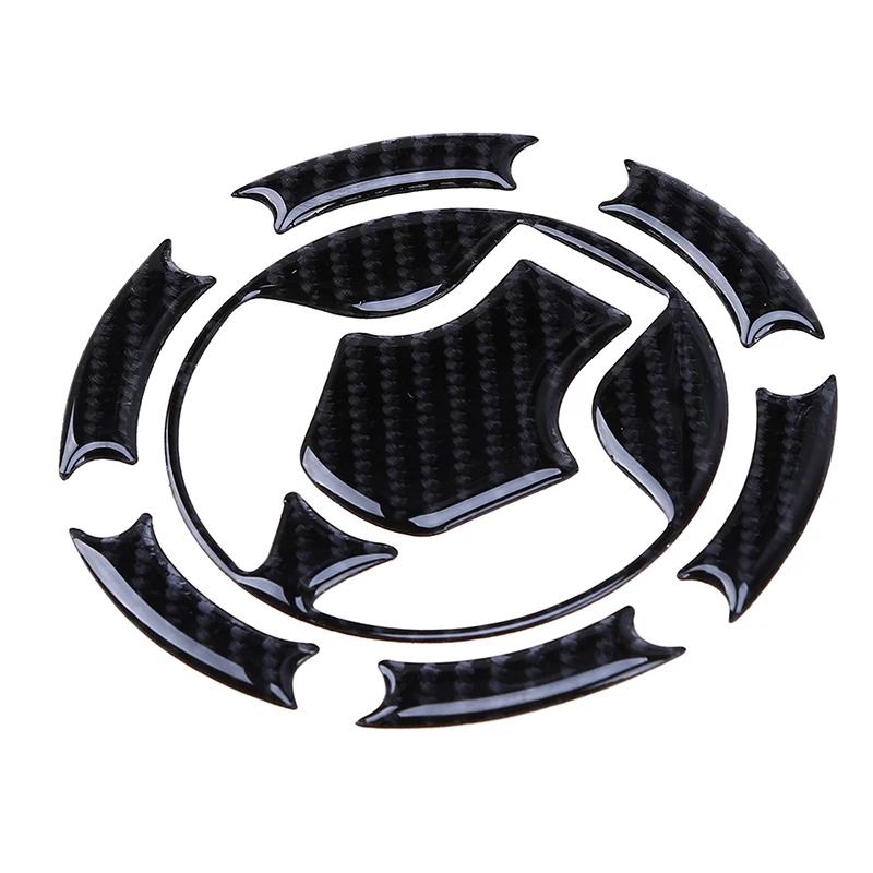 For Kawasaki Ninja ZX10R ZX14 ZX6R ZZR600 Z750 Motorcycle Fuel Gas Tank Cap Covers Pad Stickers Protector Carbon Fiber