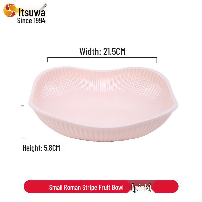 Wuhe Light Luxury Roman Stripe Fruit Plate