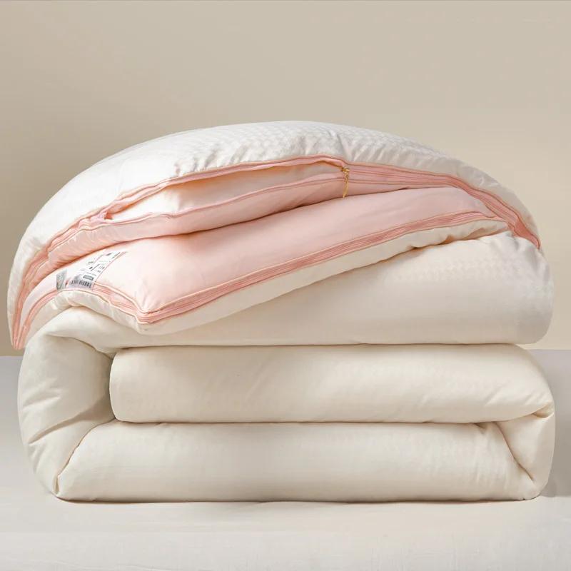 

Новое жаккардовое одеяло из соевого волокна Shuangpin, универсальное утолщенное зимнее одеяло-наполнитель 150x200cm 1.5kg