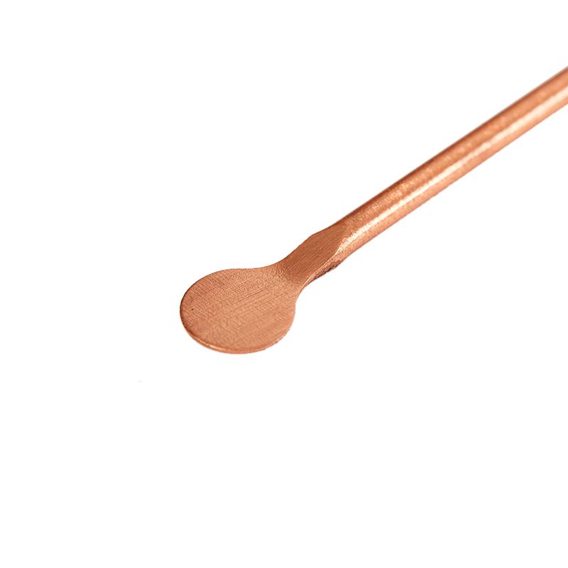 1Pc Simple Copper Tongue Scraper Cleaner Fresh Breath Dental Cleaning Tools