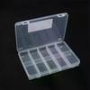 23.5*16.5cm Transparent Car Model Storage Box 10 Grids Toy Dustproof Organizer Case For Diecast Vehicles And Models