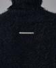 Teulimingbeodeu Front Slit Metal Hook High-Neck Fur Knit [ Black ]