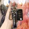 New TPU Car Flip Floding Key Case Cover Shell Fob Key Protector For Citroen C2 C3 C4 C5 C6 C8 Xsara Picasso Berlingo Accessories aki256