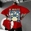 2026 Camiseta Gráfica de Squirtle del Anime de Pokémon para Hombre y Mujer de Algodón de Manga Corta Camiseta Gráfica Verano Ropa Urbana Casual Ropa Y2k