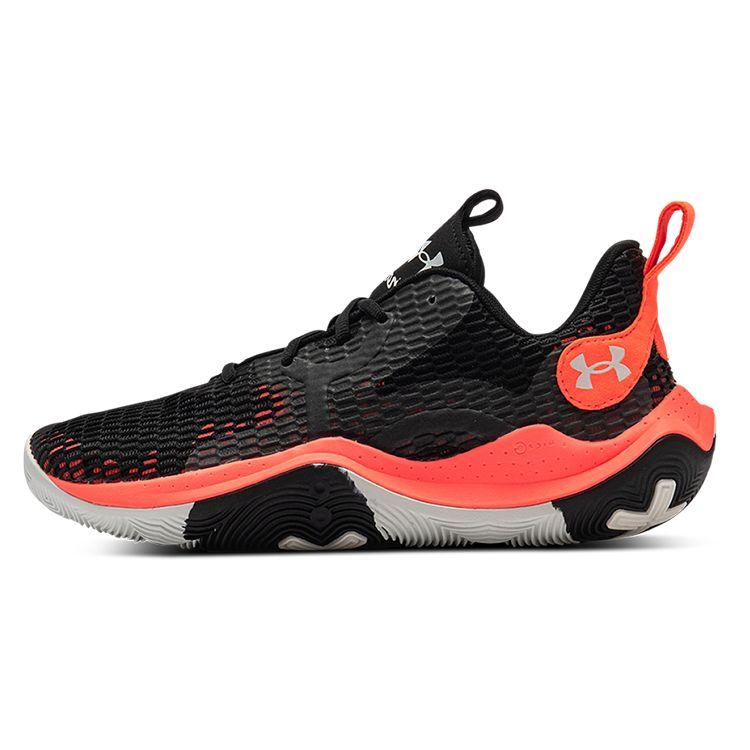 Under Armour Unisex Spawn 3 Basketball Shoes Black Beta White 3023738-002 45