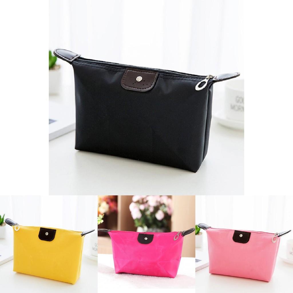 Dumpling Makeup Bag Foldable Travel Cosmetic Organizer With Handheld Design For On The Go Use
