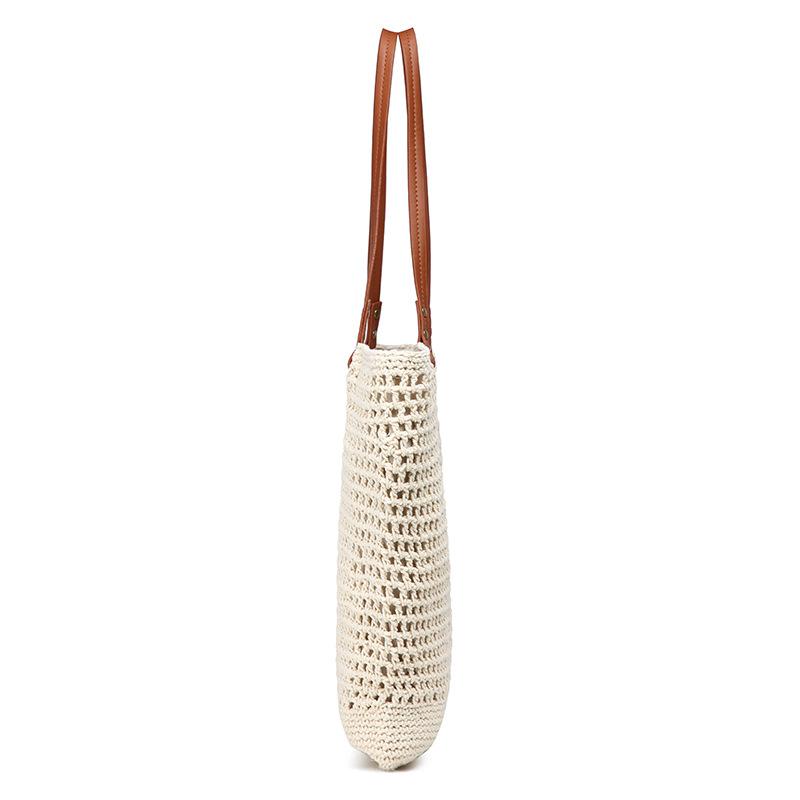 Summer Bag Women'S Large-Capacity Summer Casual Versatile Woven Shoulder Portable Tote Bag Straw Bag