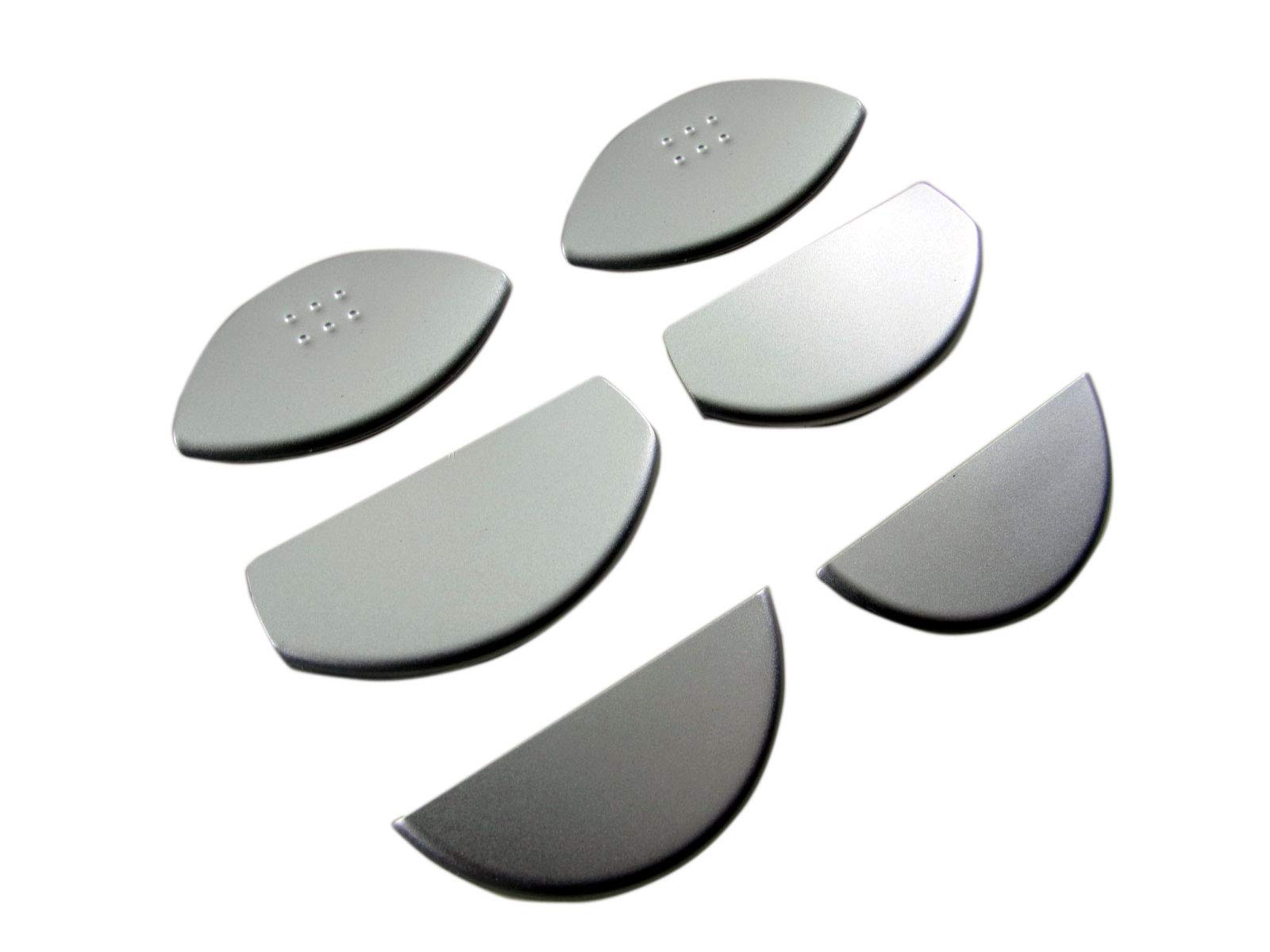 BRIGHTZ Jimny JB23W 5-10 type Aluminum Air Conditioner Louver Cover серебряный